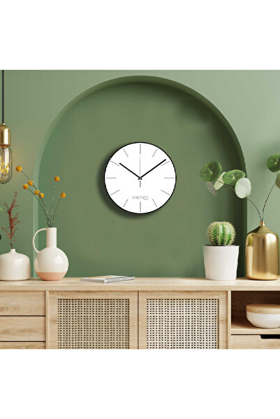 Genel Markalar Lofty Duvar Saati - Siyah / Beyaz - 30 cm