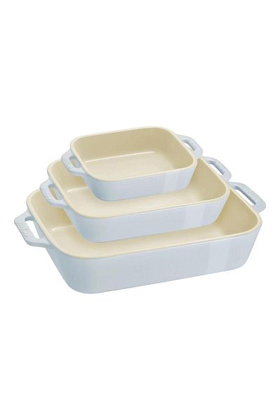 STAUB Ceramic Oven Dish Set 3Pcs Baby Blue - 1025100