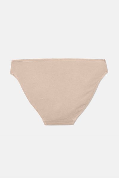 Tchibo Women 5 Pieces Plain Slip Panties, Black/Grey Combo