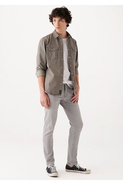 Mavi Τζιν παντελόνι Jake Light Grey Premium 0042280969