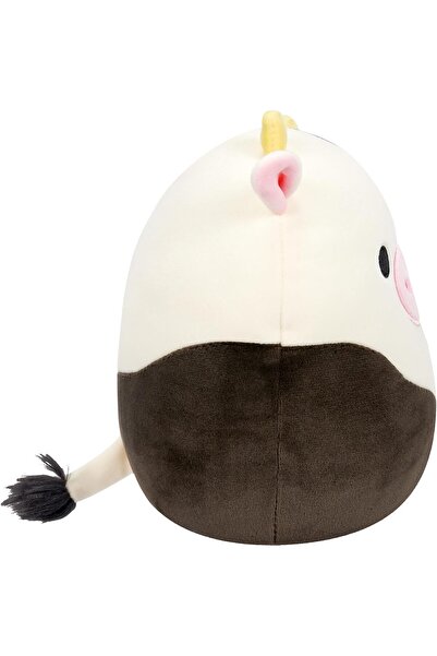 Squishmallows Connor the Black and White Cow Plush Doll SQCR05373, Multi-color, 19 cm