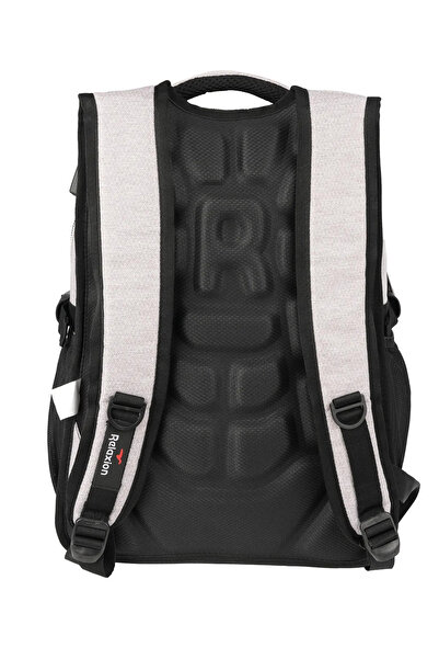 Relaxion Stone Color 4 Compartments Waterproof Fabric Tablet Compartment Junior High School School Backpack