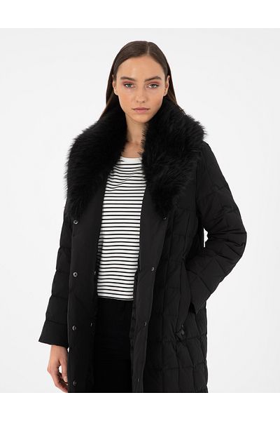Pierre Cardin Black Coat 50290313 -Vr046