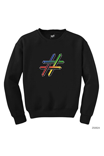 Lunas Glow هاشتاج البلوز الأسود