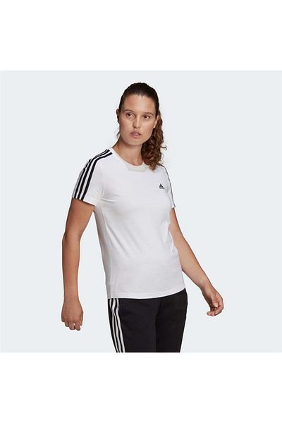 adidas Μπλουζάκι LOUNGEWEAR Essentials Slim 3 ρίγες