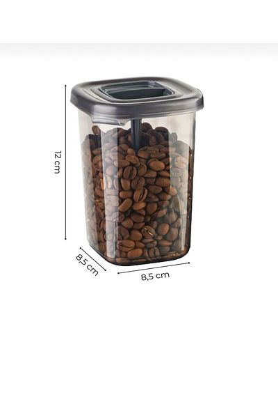 Dem Home 6-Piece Spice Jar Set with Label and Self-Spoon - Spice Jar Set 400ml