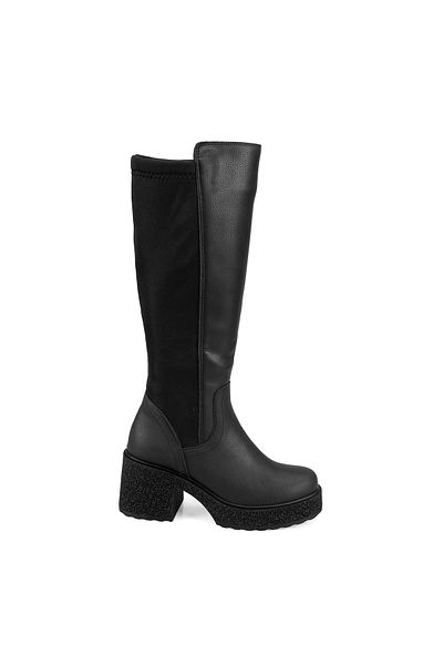 Desa Women's Black Heeled Boots