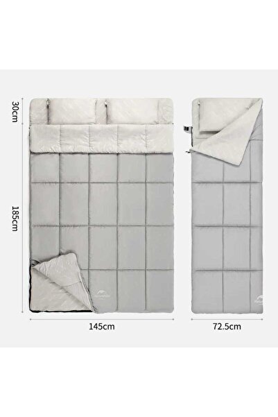 Naturehike Double Sleeping Bag Gray