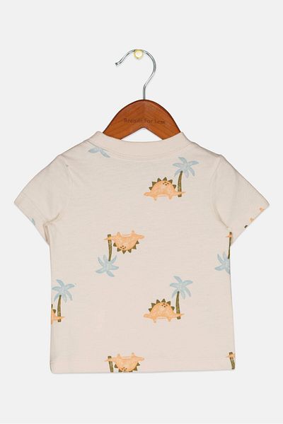 Carter's Toddlers Boy Allover Print T-Shirt, Cream Combo
