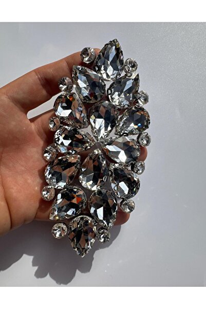 KARAASLAN Kristal Taşlı Gümüş Motif Yapıştırma