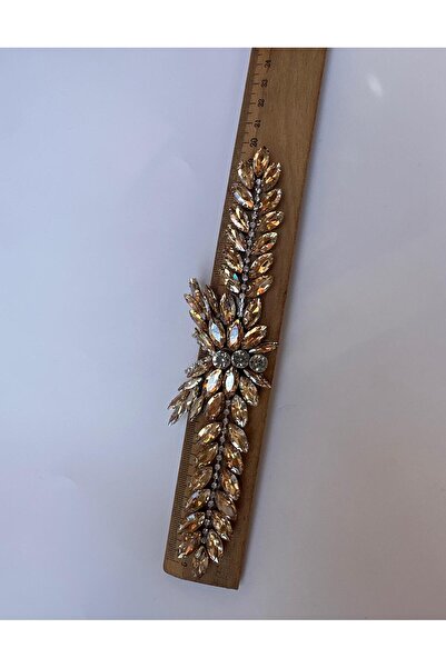 KARAASLAN Kristal Taşlı Gold Motif Yapıştırma