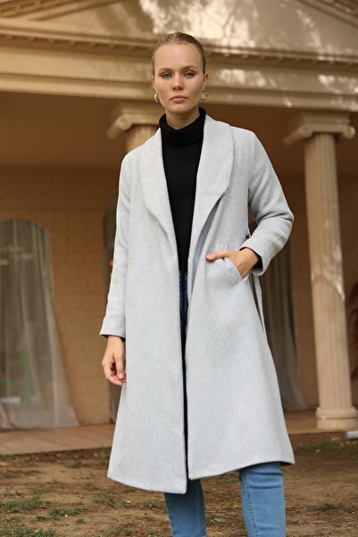 Rays 3023A Sivi široki sportski kaput sa kragnom