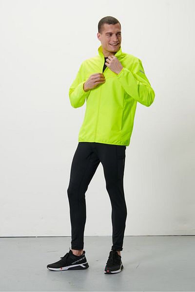 Tchibo Men Plain Wind Breaker Jacket, Green