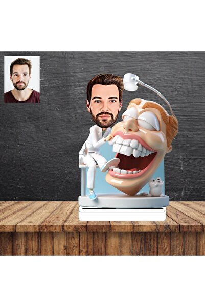 wonderlike Dentist Karikatür Figürü,Sevgiliye Hediye,Doğum Günü Hediyesi