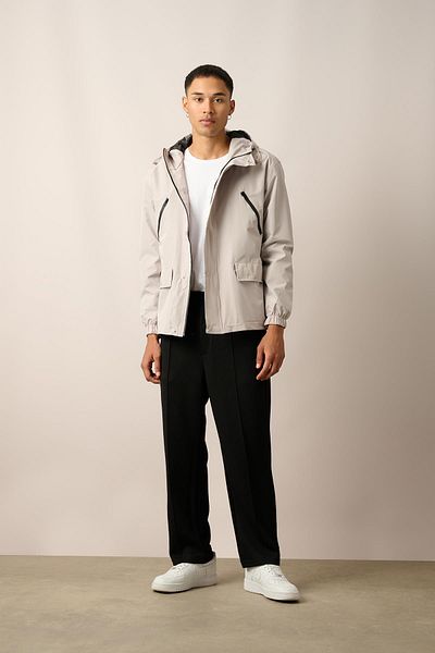 Rocqerx R-2378 Lined Hooded Raincoat with Double Pocket Cover