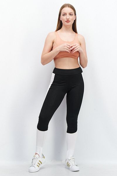 Weekday Women U-neck Sleeveless Plain Tank Top, Rust