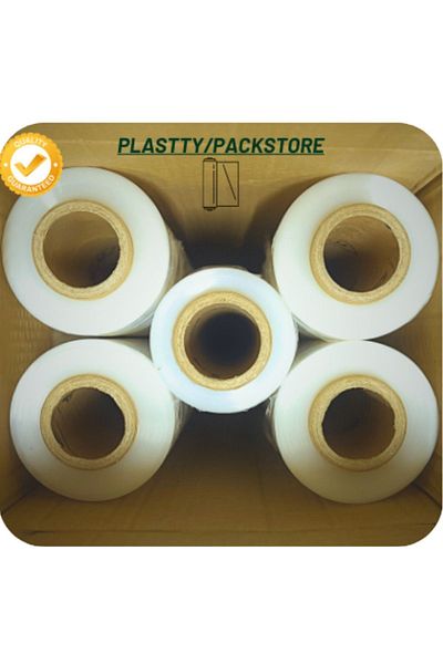 PLASTTY 50cm Extra Solid Handheld - 23mc.300'mt. Stretch, 1 pack (5 PCS) extra Power