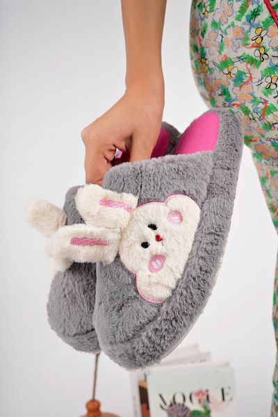 Steel toe bunny slippers clearance