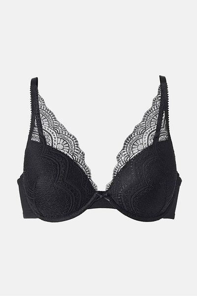 Tchibo Women Lightly Padded Cup Bra, Black