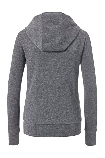 Tchibo Women Hooded Long Sleeve Heather Jacket, Grey Heather