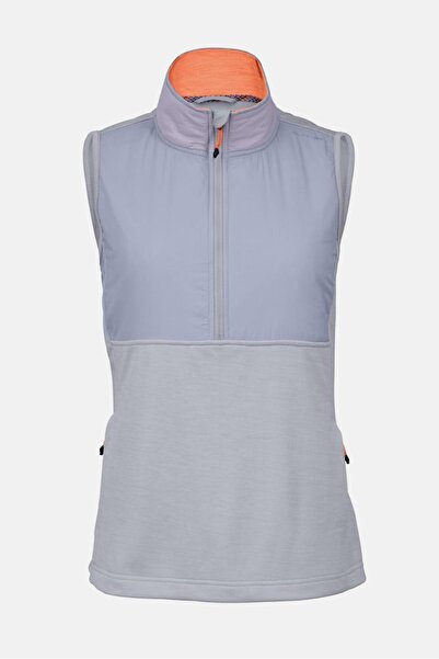 Tchibo Women Full Zip Plain Running Vest, Lavender