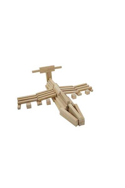 Zetzeka 33 Pieces Natural Wooden Brain Teaser for 3 Years Old 1 Player - Attention Blocks