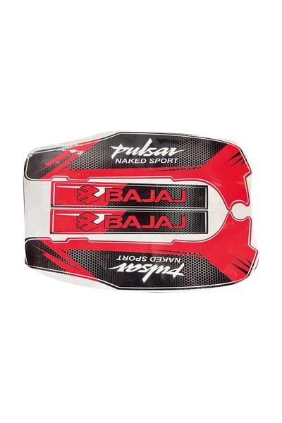Bajaj Pulsar NS200 Kırmızı Şase ve Maşa Sticker Etiket Modeli