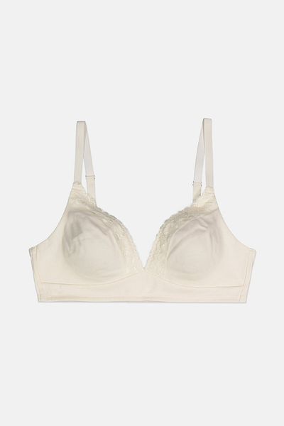 Tchibo Women Non Padded Non Wired T-shirt Bra, Beige