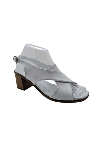 ENZO Lunetta Cross-linked Genuine Leather Sandals