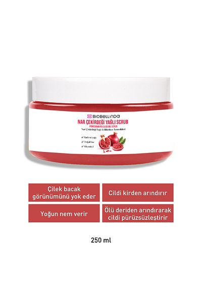 BioBellinda Pomegranate Seed Oil Scrub 250 ml