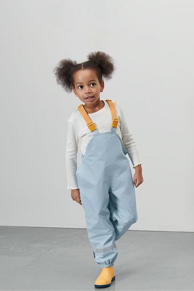 Tchibo Toddlers Girl Plain Thermal Rain Trouser, Blue