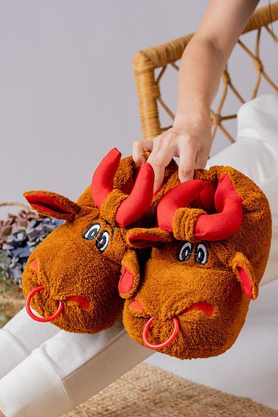 Nmoda Unisex Animal Slippers Home Παπούτσια Ηχομονωτική σόλα