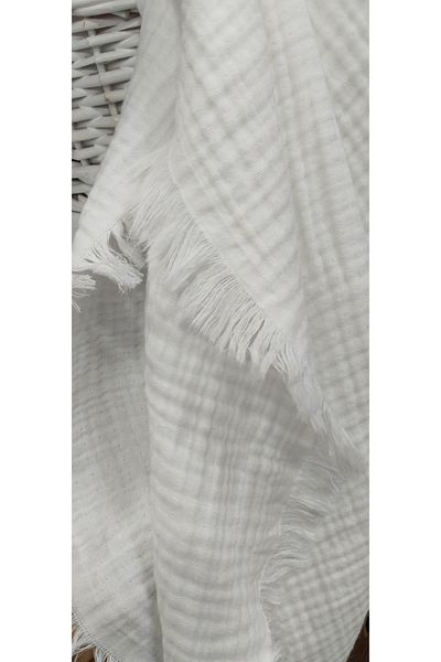 Miniworld Four Layer Muslin Fringed Cover & Baby Blanket