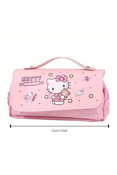 bundle island Husa creion pentru copii cu figurina Hello Kitty - Compartiment dublu H231
