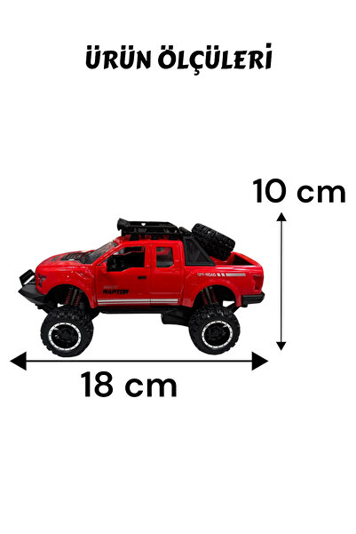 YILDIRIM OYUNCAK Sürtmeli Sesli Işıklı Müzikli Off-Road Lüks Araba 18 cm - Açılabilir Kapılar Off Road Araba