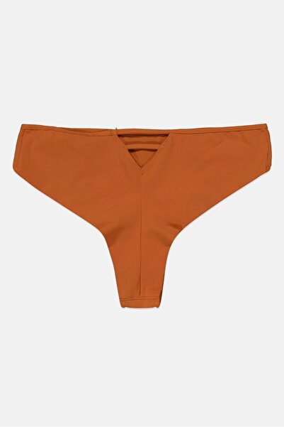 Etam Women Plain Panty, Brown