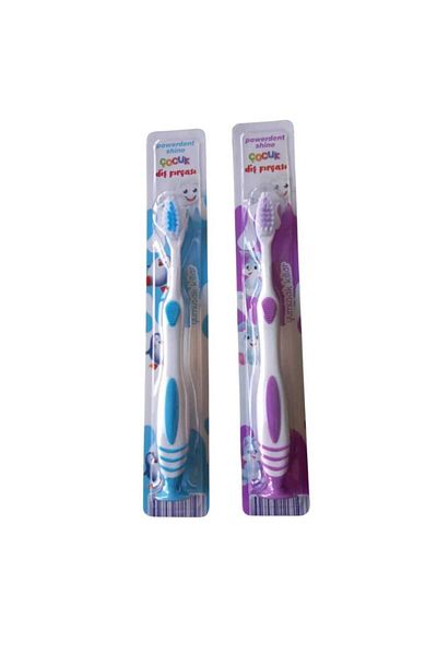 POWERDENTSHINE Powerdent Children's Toothbrush (2 Pieces)