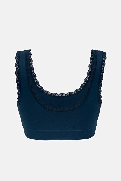 Tchibo Women Seamless Crop Bra, Navy