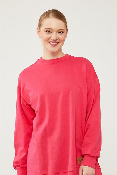 Levidor shirtLevidor Benetton – Geripptes Basic-Sweatshirt mit Fahrradkragen