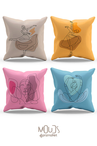 Moud's Dvostrana Štampano Baletna linija Sa deznom Kombinacija od 4 dela Anti...