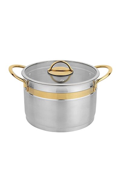 Schafer Golden Line Çelik Tencere Seti-8 Parça-Inox