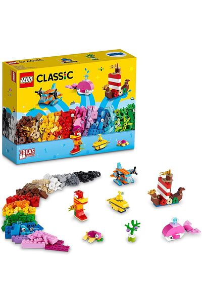 LEGO ® Classic Creative Ocean Fun 11018 - Building Set for Kids Ages 4 and Up (333 Pieces)