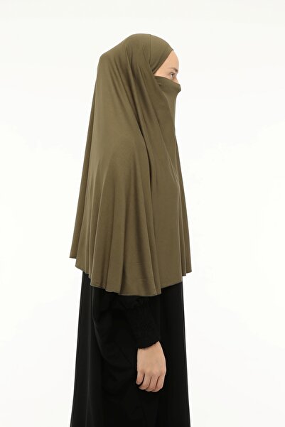 Altobeh Ready-made Turban Veil Practical Scarf Hijab with Hijab - Prayer Cover Souffle (3xl) - Khaki