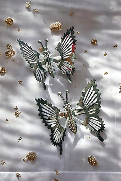 AYMETA Жіноча та дитяча золота метелик у формі рухомий 5 см 2 штуки шпильки д...