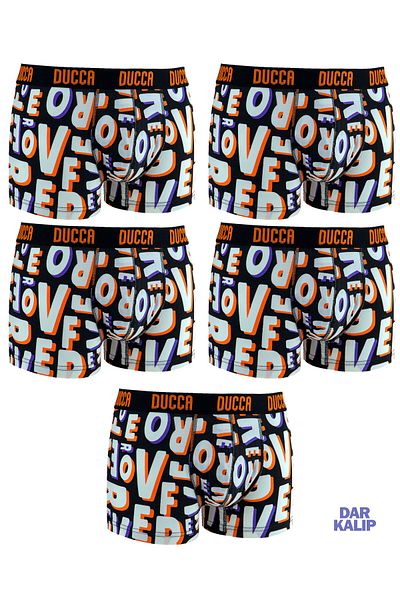 TEET Ανδρικά Boxers - Premium Σετ 5, Βαμβάκι και Lycra