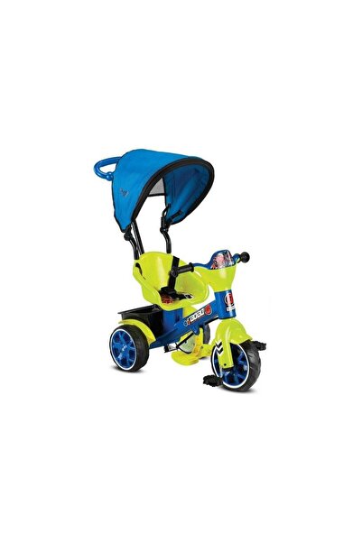 BabyHope Bobo Speed Tenteli İtmeli 3 Teker Bisklet
