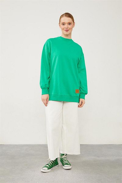 Levidor shirtLevidor Benetton – Geripptes Basic-Sweatshirt mit Fahrradkragen