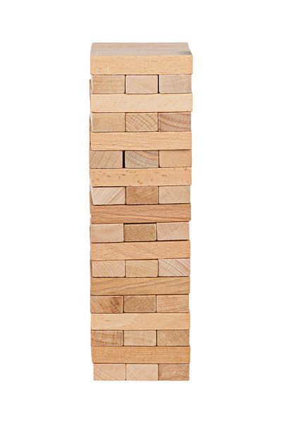 Zetzeka Çekup 54 Piece Wooden Balance Game for Ages 3 and up