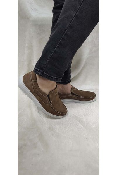 Voyager Ανδρικά παπούτσια Real Sand Nubuck Leather - Casual (6141-1)