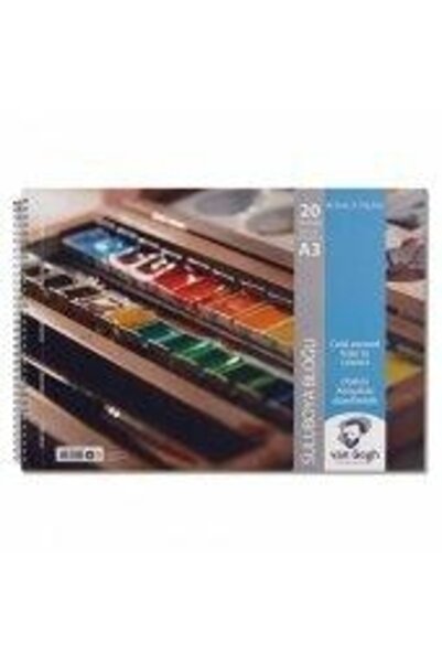 Van Gogh Bloc de culoare în apă în spirală: 300 gr: A3: 20 coli